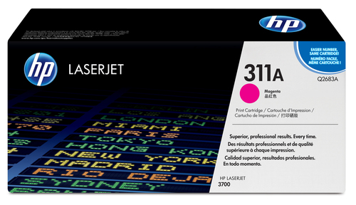 311A toner LaserJet magenta authentique, ~6 000 pages