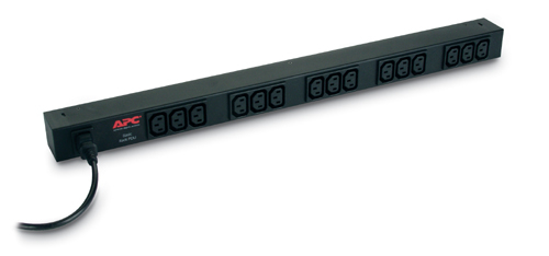 APC RACK PDU BASIC ZERO U 10A 230V unité de distribution d'énergie 15 sortie(s) CA 0U Noir