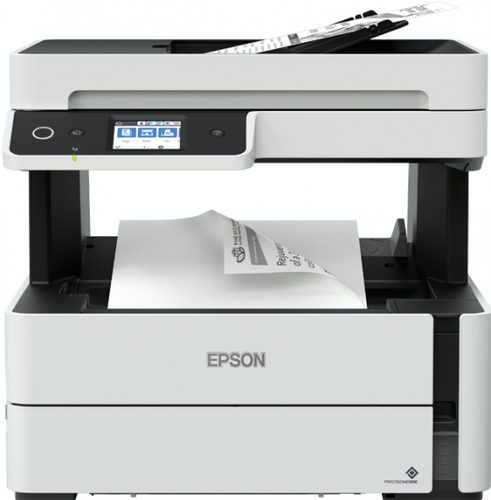 A4, Auto Duplex, 1200 x 2400 DPI, Inkjet Monochrome printing, GDI, CIS Scanner, Fax 33.6 kb/s, USB, Ethernet, Wi-Fi, 7.3 kg