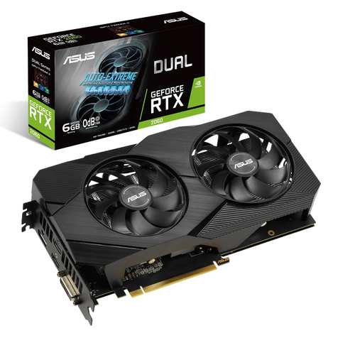 ASUS Dual -RTX2060-6G-EVO NVIDIA GeForce RTX 2060 6 Go GDDR6