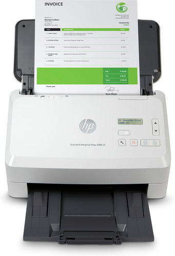 HP Scanjet 6FW09A scanner Alimentation papier de scanner 600 x 600 DPI A4 Blanc