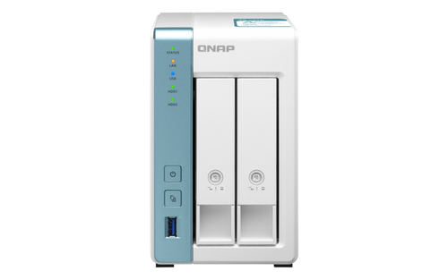 QNAP TS-231K serveur de stockage NAS Tower Ethernet/LAN Blanc Alpine AL-214