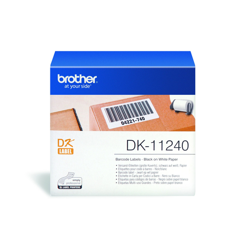 Brother DK-11240 étiquette à imprimer Blanc