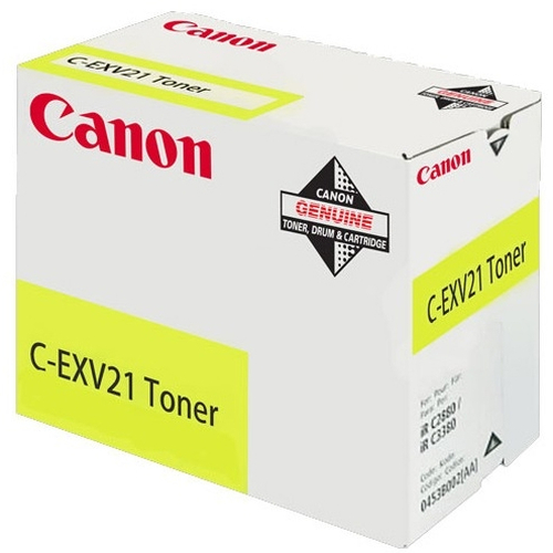 Canon C-EXV21 Cartouche de toner 1 pièce(s) Original Jaune