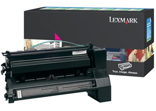 Lexmark C780, C782 Magenta High Yield Return Program Print Cartridge Cartouche de toner Original