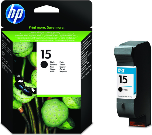 Les cartouches d'impression jet d'encre noires HP 15 contiennent de l'encre pigmentée exclusive HP afin de produire une qualité d'impression remarquable sur n'importe quel papier, même ordinaire. Les cartouches sont disponibles en 2 tailles pour s'adapter aux différents utilisateurs et besoins.