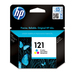 HP 121 Tri-color Original Ink Cartridge خرطوشة الحبر 1 قطع أصلي سماوي, أرجواني, أصفر