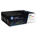 HP 305A pack de 3 toners LaserJet cyan/magenta/jaune authentiques