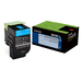 Lexmark 80C8SC0 Cartouche de toner 1 pièce(s) Original Cyan