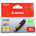 Canon CLI-451Y Cartouche de toner 1 pièce(s) Original Jaune