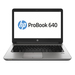 HP ProBook 640 G1 Notebook 35.6 cm (14") HD 4th gen Intel® Core™ i5 4 GB DDR3-SDRAM 128 GB SSD Wi-Fi 4 (802.11n) Windows 7 Professional Black, Silver