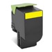 Lexmark 80C8XYE Cartouche de toner 1 pièce(s) Original Jaune